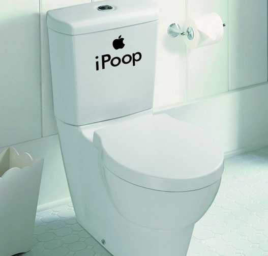 zabawna naklejka na wc IPoop