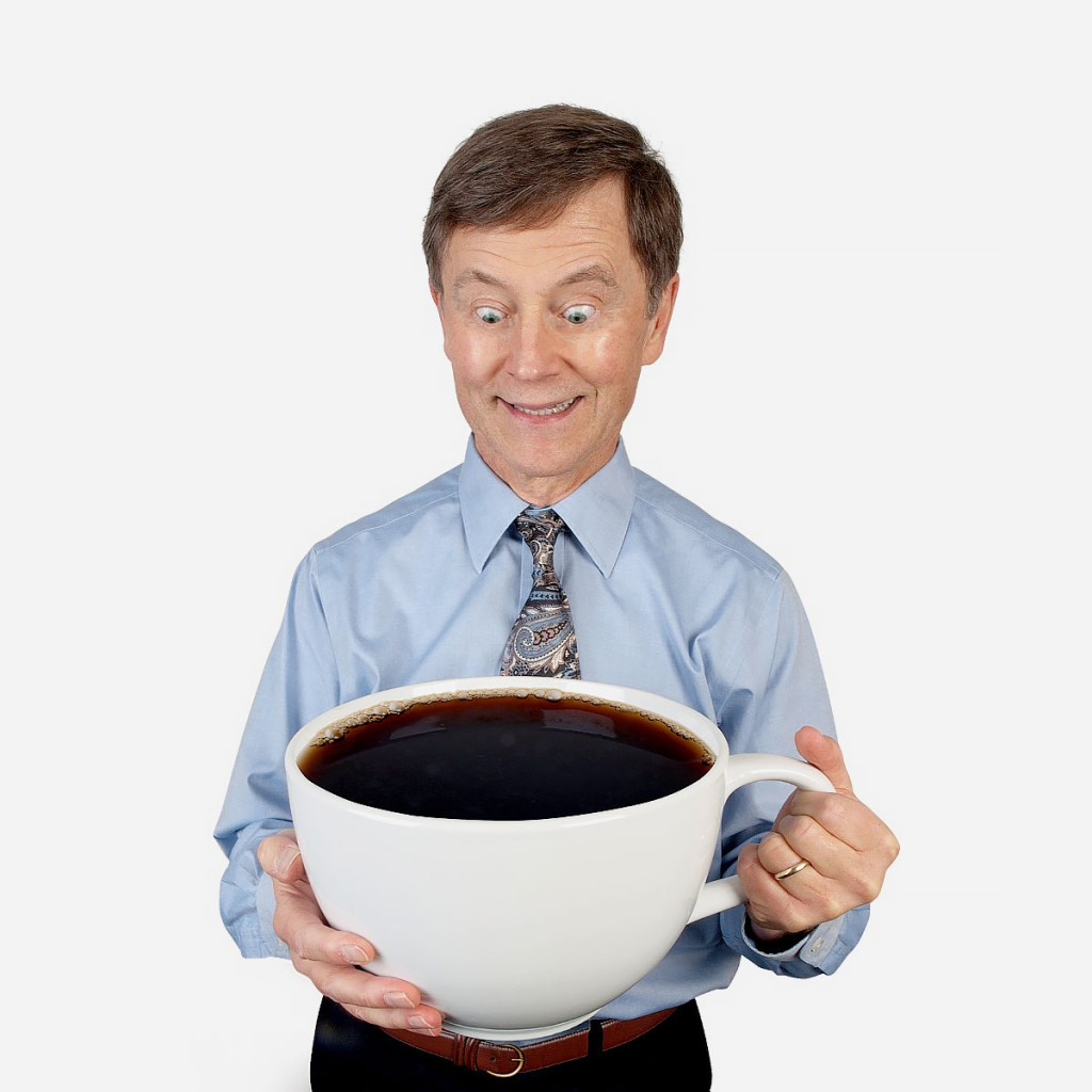 gigantyczna filiżanka do kawy 
