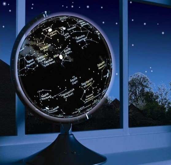 globus mapa nieba konstelacja