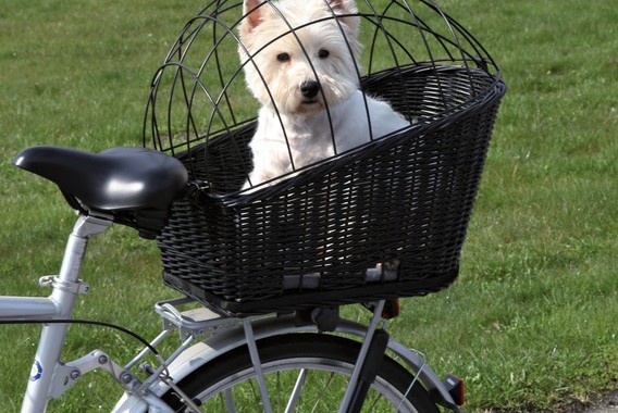 rowerowy koszyk z kratką Trixie