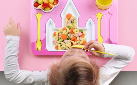 Dziecięcy zestaw obiadowy zamek księżniczki Doiy Design