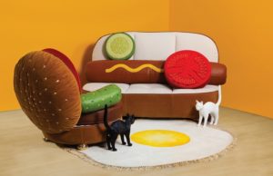 Sofa Hot-dog i fotel burger by Seletti & Studio Job