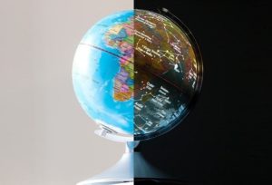 Globus dzień i noc
