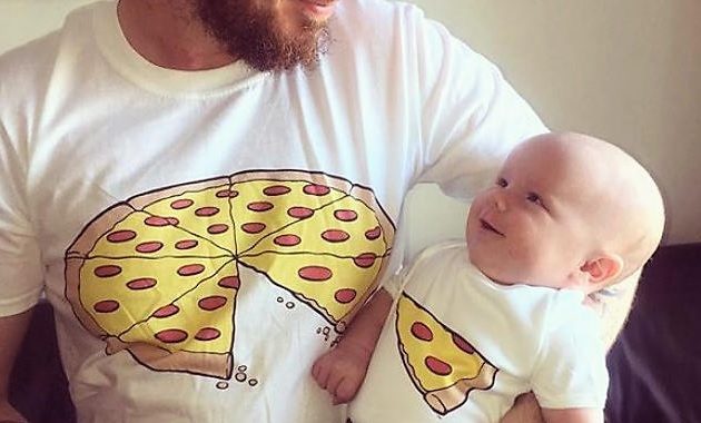 koszulki tata syn pizza