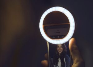 Lampka do selfie do smartfona