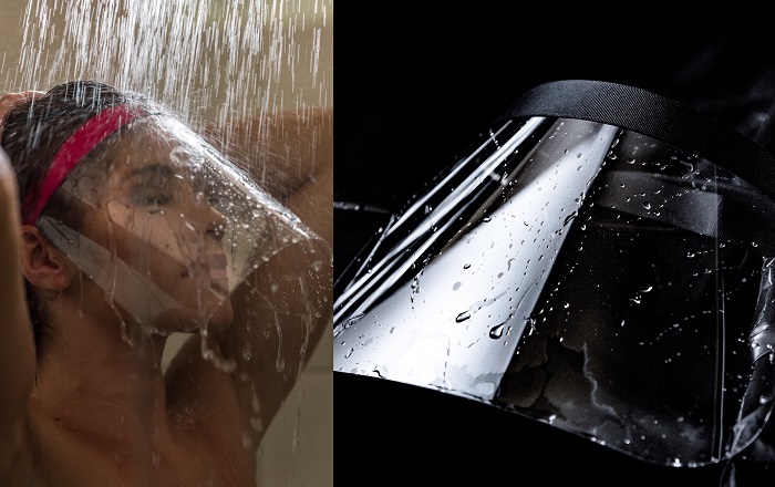 Prysznicowa osłonka na twarz, która uchroni makijaż podczas kąpieli