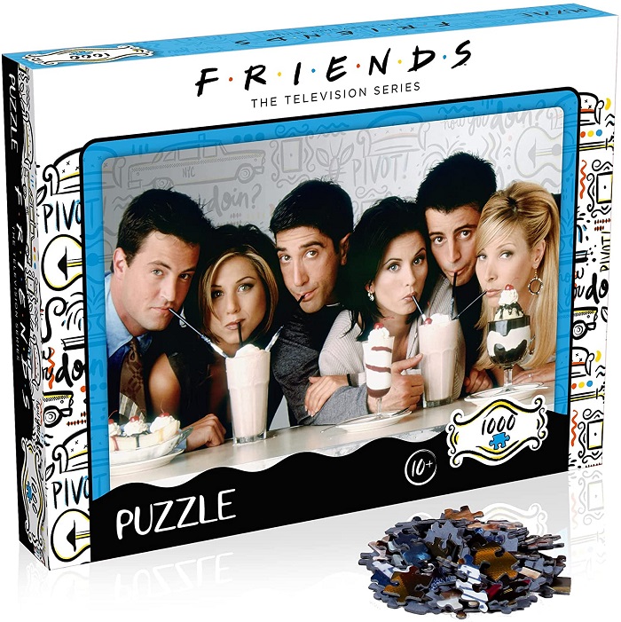 przyjaciele puzzle milkshake
