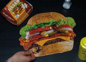 Puzzle soczysty burger