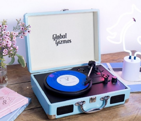 Retro gramofon w walizce Global Gizmos