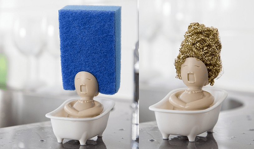 Stojak na gąbkę do mycia naczyń Soap Opera by Peleg Design