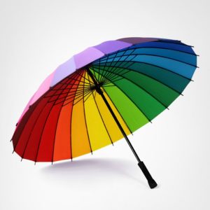 teczowy parasol